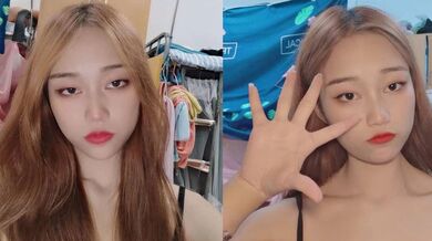 高颜值反差学生妹 徐佳 性爱视频被男友曝光 黑丝美腿足交撩拨 露脸口交骚态尽显 女上后入无套内射！